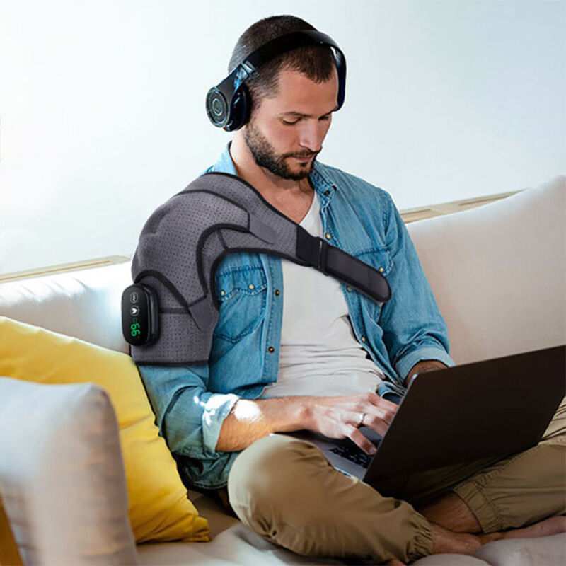 Comfort Plus | Shoulder Brace with Heated Compression & Vibration | Support for Pain Relief and Recovery 3