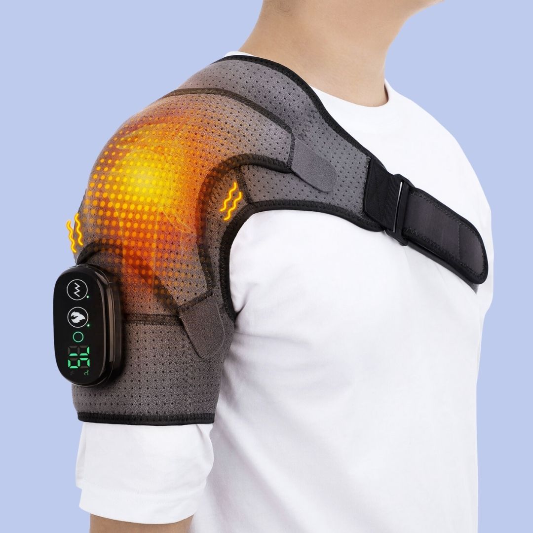 Comfort Plus | Shoulder Brace with Heated Compression & Vibration | Support for Pain Relief and Recovery 5