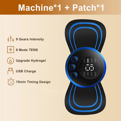 Comfort Pulse | Neck and Shoulder Massager with Soothing Heat Therapy | Rechargeable & Portable for Instant Relief 0