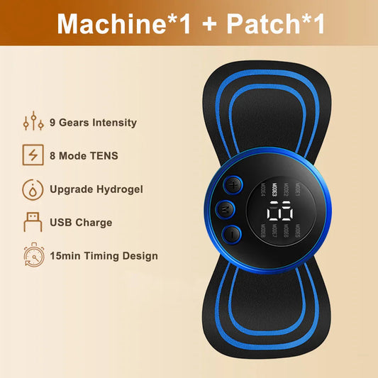 Comfort Pulse | Neck and Shoulder Massager with Soothing Heat Therapy | Rechargeable & Portable for Instant Relief 0