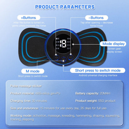 Comfort Pulse | Neck and Shoulder Massager with Soothing Heat Therapy | Rechargeable & Portable for Instant Relief 6