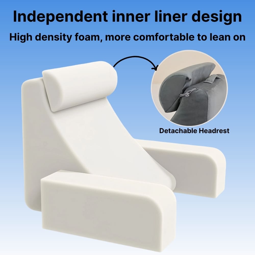 Comfort Rest | Lumbar Support Pillow with Ergonomic Design & Detachable Features | Ideal for Sitting Up in Bed 2