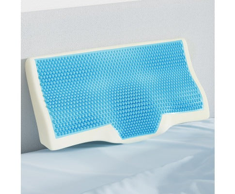 Comfort Rest | Memory Foam Pillow with Cooling Gel Layer | Contour Design for Neck Pain Relief 6