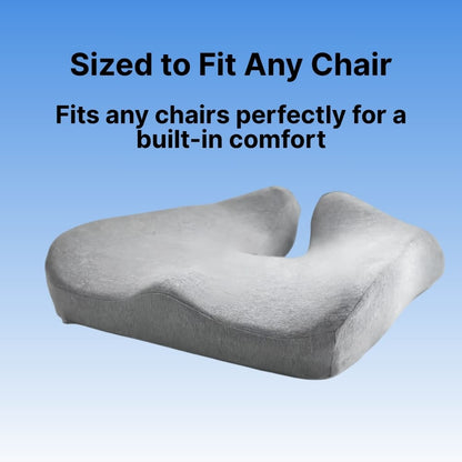 Comfort Set | Orthopedic Seat & Back Cushion with Ergonomic Design | Premium Memory Foam for All-Day Pain Relief 5