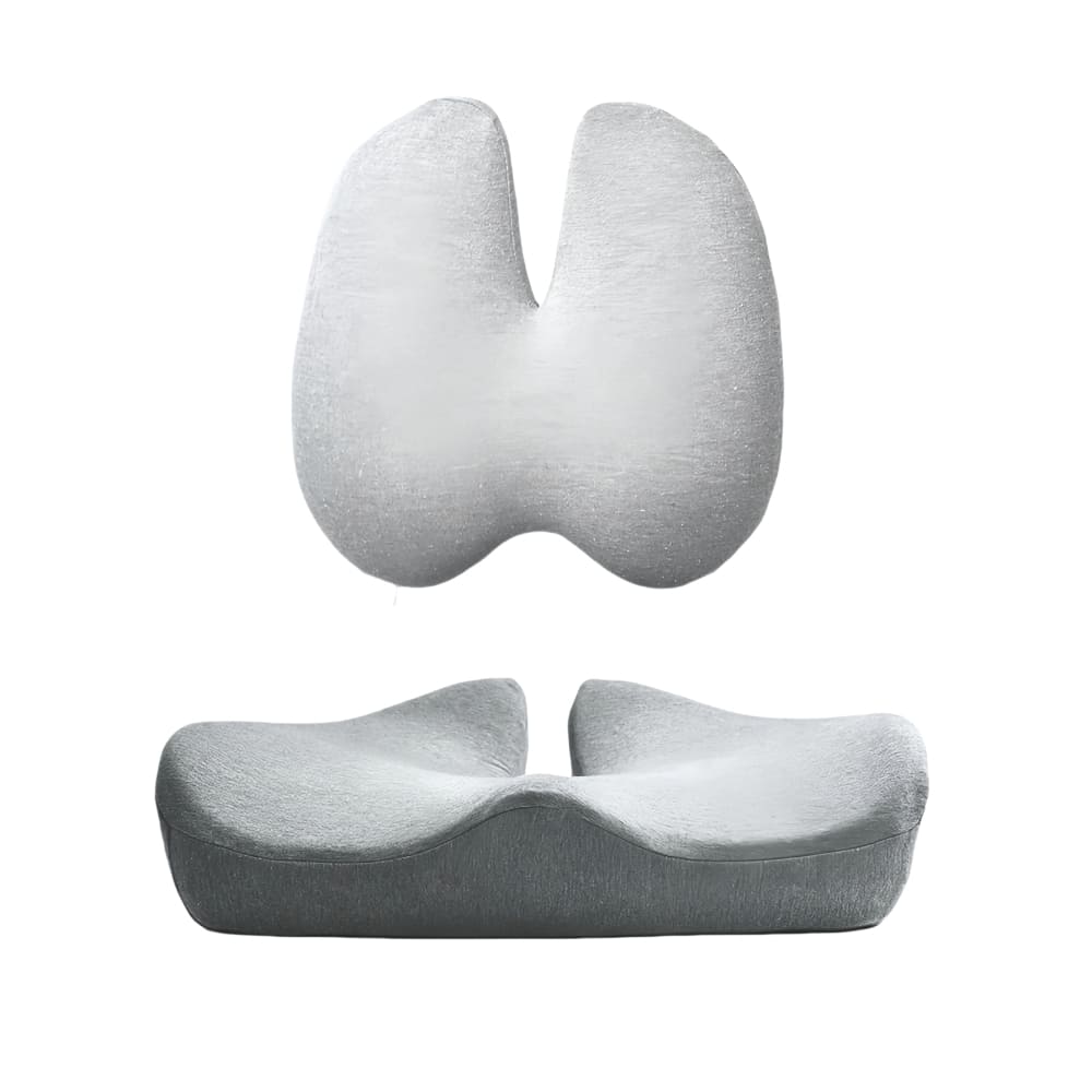 Comfort Set | Orthopedic Seat & Back Cushion with Ergonomic Design | Premium Memory Foam for All-Day Pain Relief 7