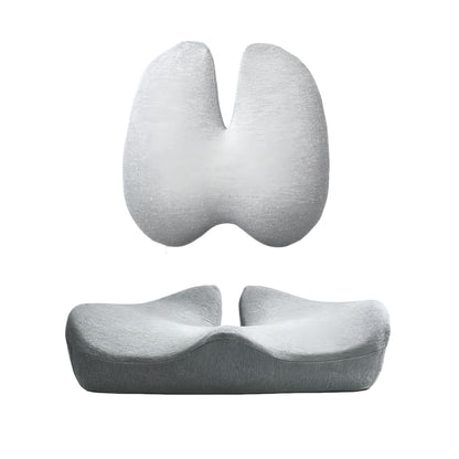 Comfort Set | Orthopedic Seat & Back Cushion with Ergonomic Design | Premium Memory Foam for All-Day Pain Relief 7