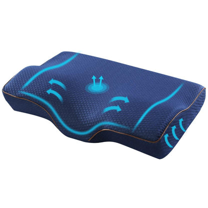 Comfort Snooze | Orthopaedic Memory Foam Pillow with Ergonomic Design | Neck Pain Relief for Restful Sleep 0