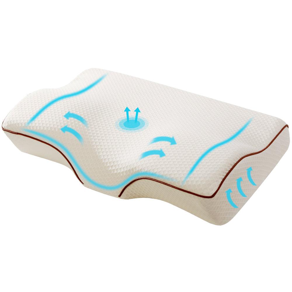 Comfort Snooze | Orthopaedic Memory Foam Pillow with Ergonomic Design | Neck Pain Relief for Restful Sleep 3