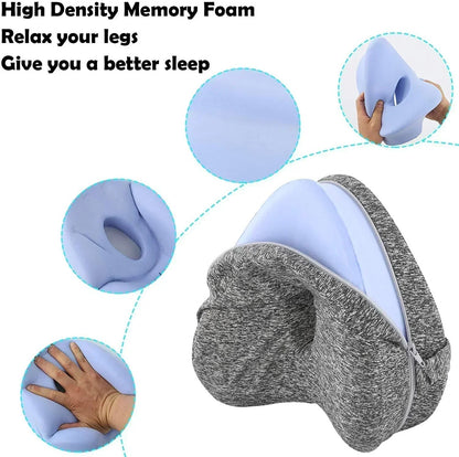 Comfort Support | Knee Pillow for Side Sleepers with Memory Foam Design | Ideal Knee Alignment for Better Sleep 5