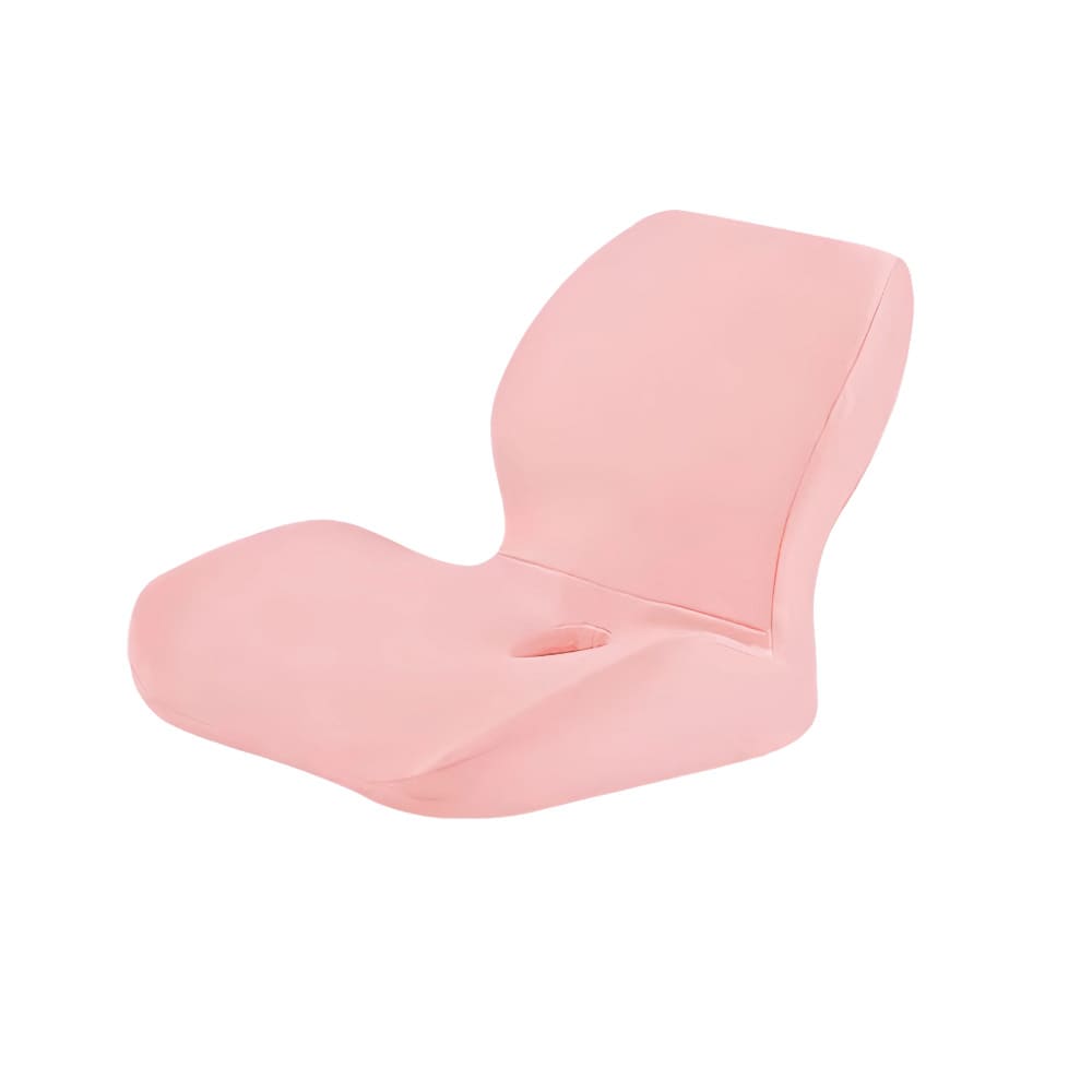 Comfort Support | Memory Foam Seat Cushion with Lumbar Pillow Set | Ergonomic Design for Back Pain Relief 0