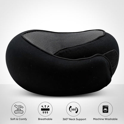 Comfort Travel | Ergonomic Neck Pillow for 360° Support | Compact Travel Neck Pillow for Restful Journeys 6