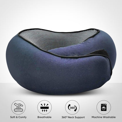Comfort Travel | Ergonomic Neck Pillow for 360° Support | Compact Travel Neck Pillow for Restful Journeys 7