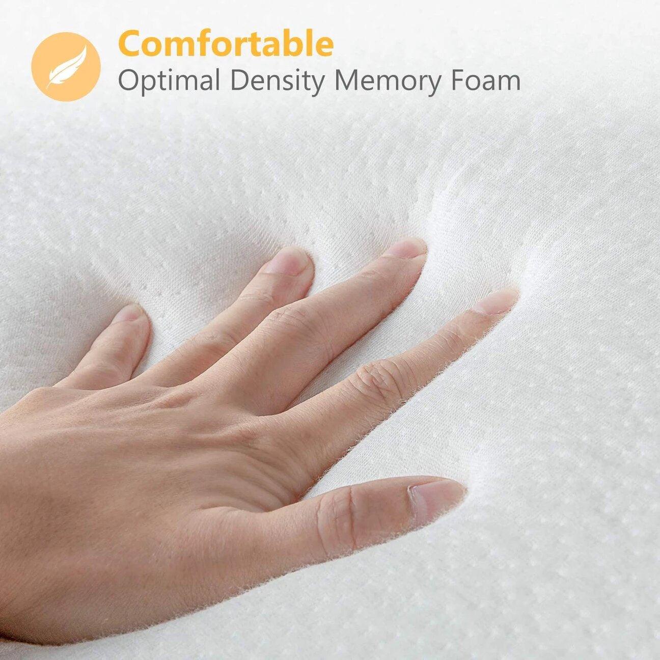Comfort Wedge | Bed Wedge Pillow with Gel Memory Foam & Bamboo Cover | Supportive Design for Back and Leg Elevation 2