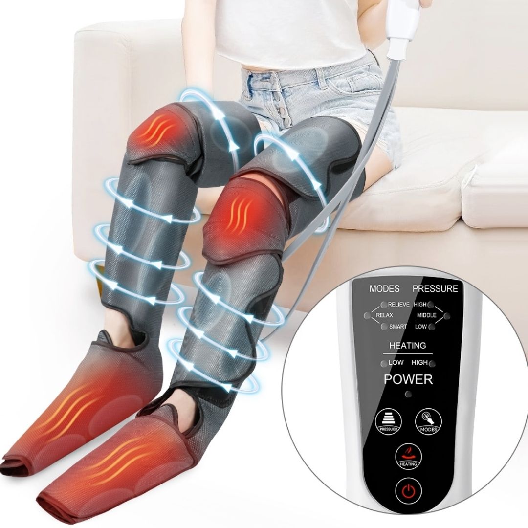 Comfort Wrap | Leg Compression Massager with 360° Air Compression | Adjustable Intensity for Pain Relief 2
