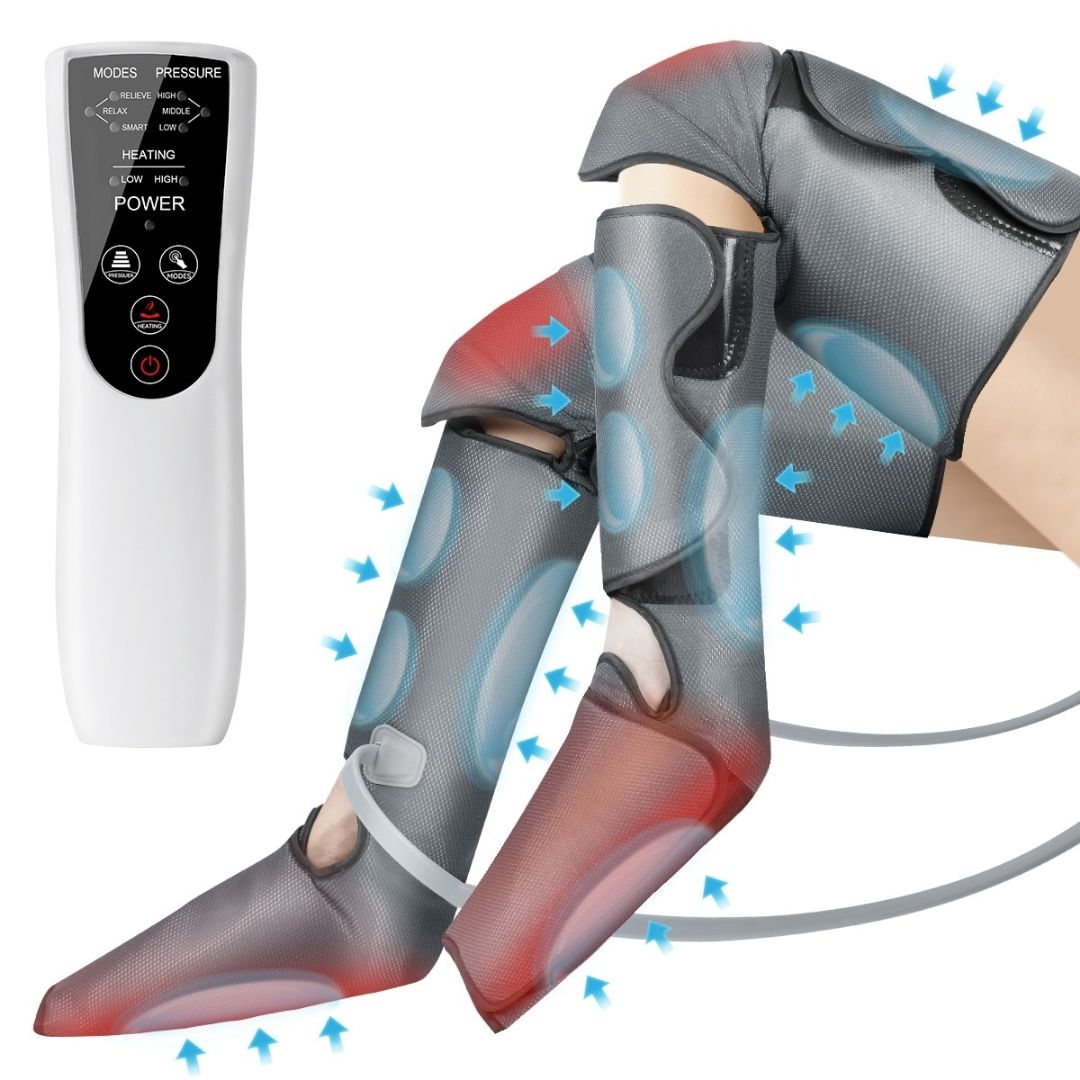 Comfort Wrap | Leg Compression Massager with 360° Air Compression | Adjustable Intensity for Pain Relief 3
