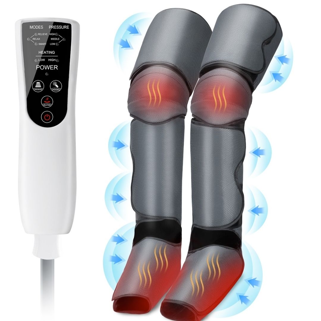 Comfort Wrap | Leg Compression Massager with 360° Air Compression | Adjustable Intensity for Pain Relief 4