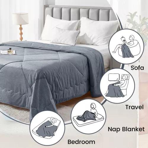 Cooling Blanket | Advanced Heat Absorption Technology | Breathable Design for Comfortable Sleep 3