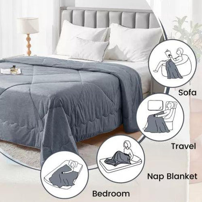 Cooling Blanket | Advanced Heat Absorption Technology | Breathable Design for Comfortable Sleep 3