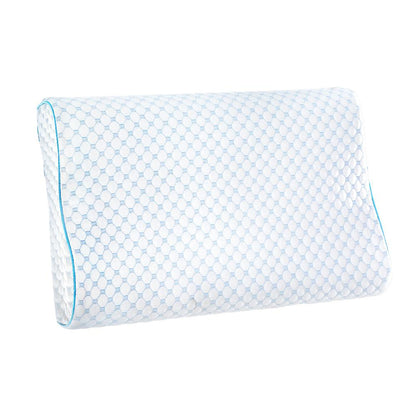 Cooling Gel Contoured Memory Foam Pillow | Pressure Relief Design for All Sleep Positions 0