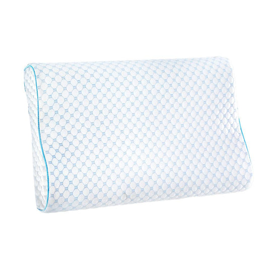 Cooling Gel Contoured Memory Foam Pillow | Pressure Relief Design for All Sleep Positions 0