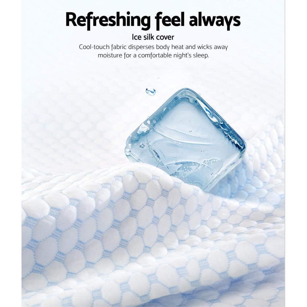 Cooling Gel Contoured Memory Foam Pillow | Pressure Relief Design for All Sleep Positions 2