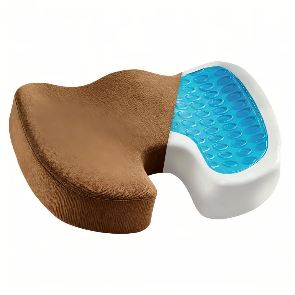 Cooling Gel Memory Foam Seat Cushion | X-Large Size with Ergonomic U-Shape | Non-Slip Design for Enhanced Comfort and Support 11