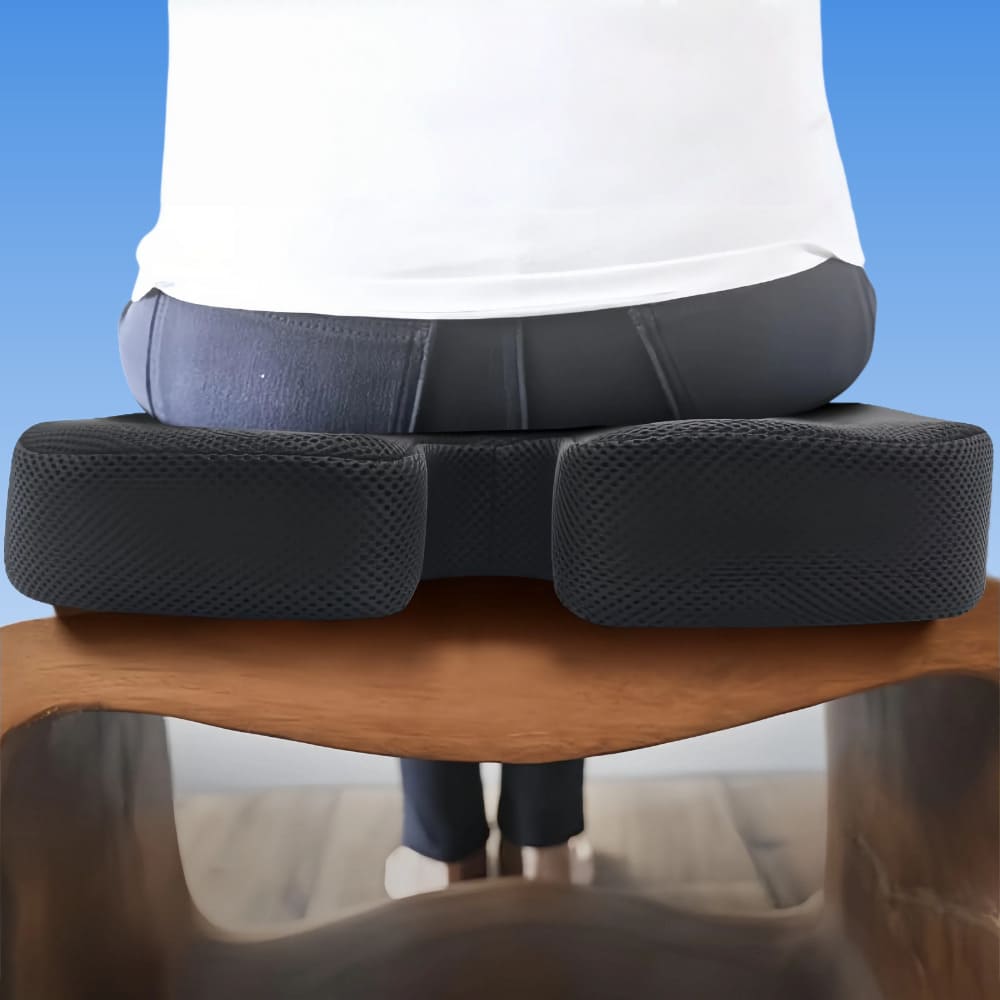 Cooling Gel Memory Foam Seat Cushion | X-Large Size with Ergonomic U-Shape | Non-Slip Design for Enhanced Comfort and Support 3