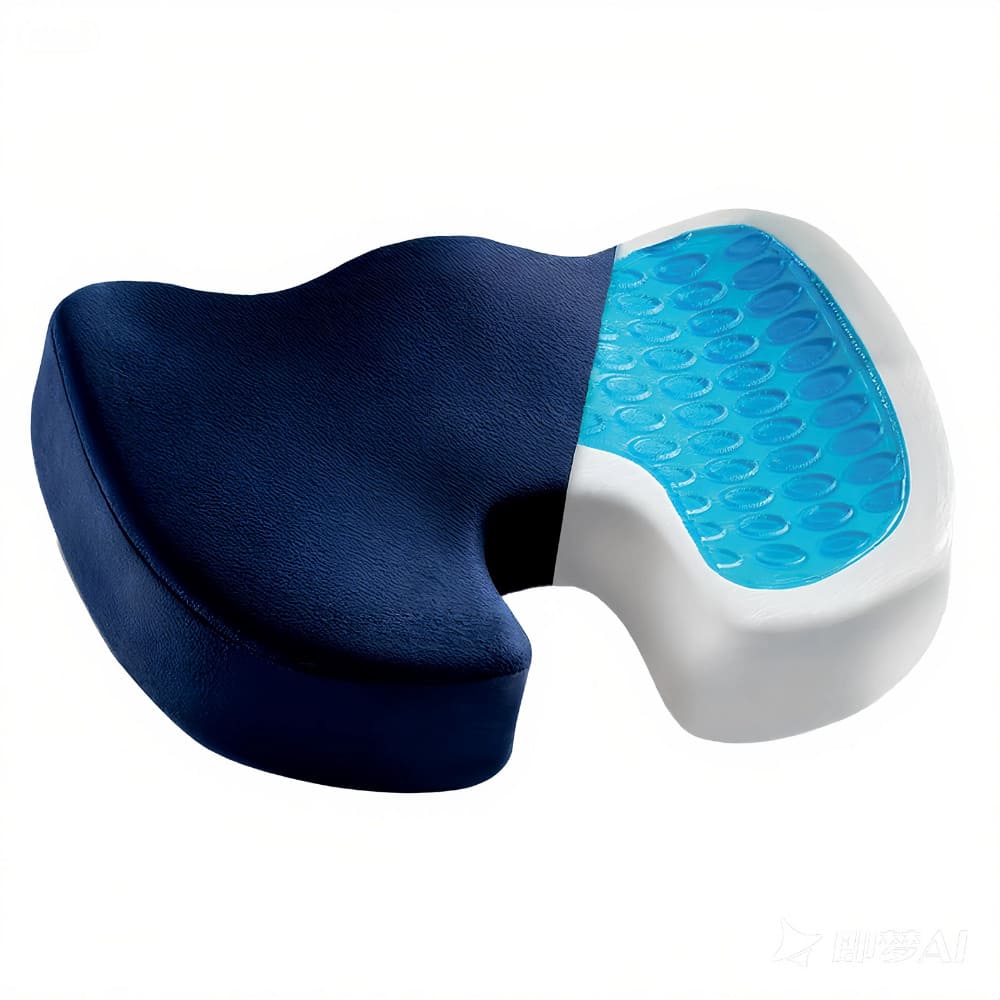 Cooling Gel Memory Foam Seat Cushion | X-Large Size with Ergonomic U-Shape | Non-Slip Design for Enhanced Comfort and Support 8