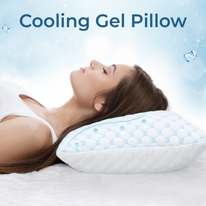 Cooling Gel Pillow | Ergonomic Design with Temperature Control | Ideal for Neck Pain Relief 2