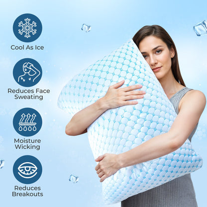 Cooling Gel Pillow | Ergonomic Design with Temperature Control | Ideal for Neck Pain Relief 6