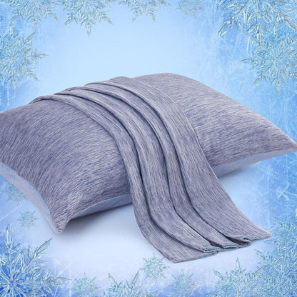 Cooling Pillowcase Set | Q-Max 0.45 Arc-Chill Fabric for Ultimate Comfort | Double-Sided Design for Year-Round Sleep 0