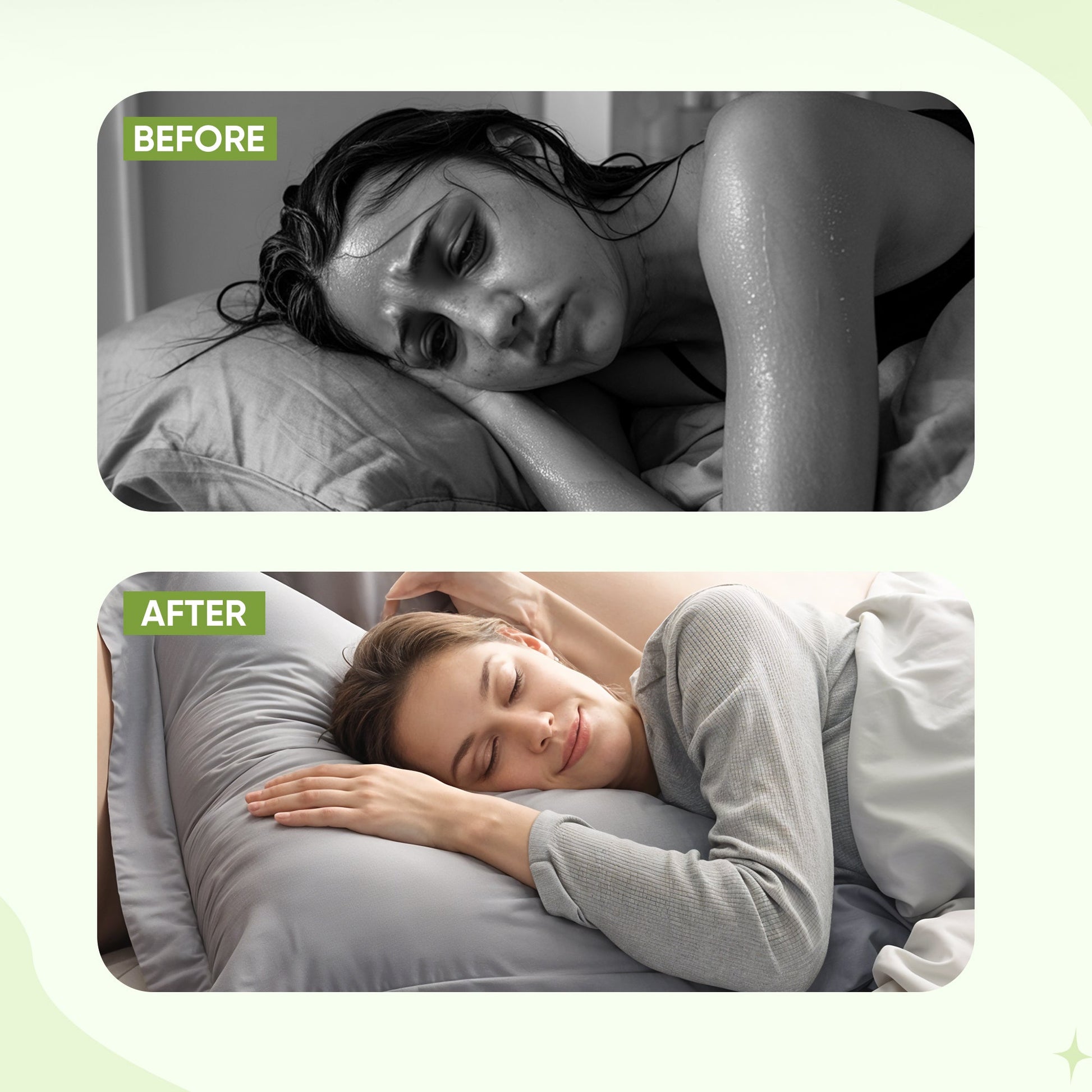 Cooling Pillowcase | Ice-Infused Fabric for Refreshing Sleep | Soft & Breathable Design for Skin Care 1