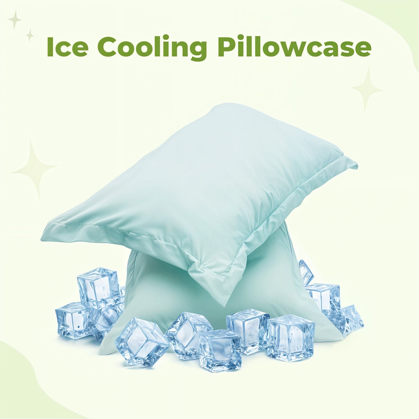 Cooling Pillowcase | Ice-Infused Fabric for Refreshing Sleep | Soft & Breathable Design for Skin Care 3