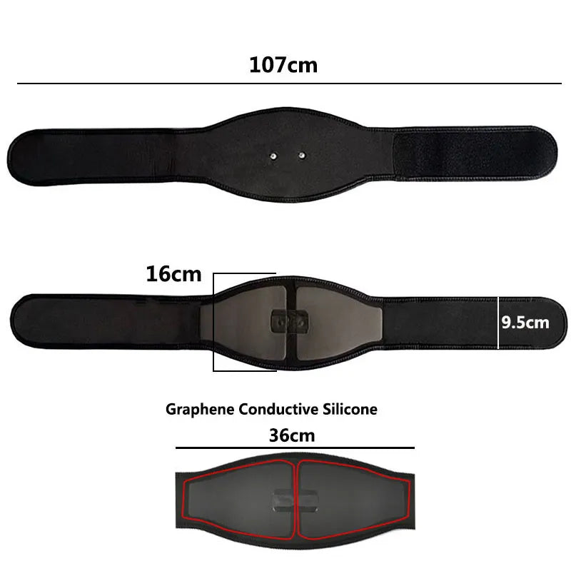 EMS Abdominal Trainer | USB Rechargeable Muscle Toning Device | Compact Design for Effortless Home Workouts 2