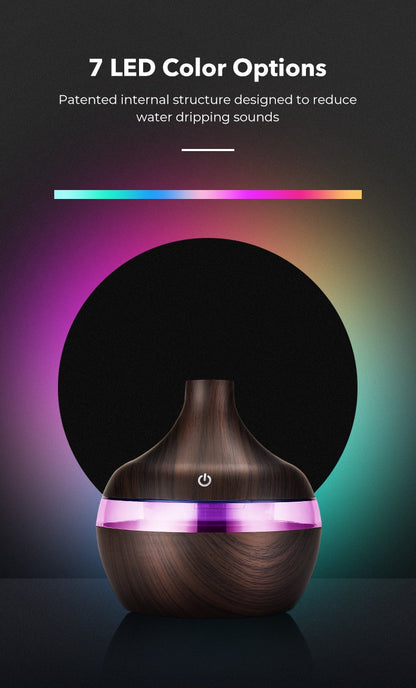 Eco Aroma | Aromatherapy Diffuser with 7 LED Colors | Humidifier for Improved Air Quality and Comfort 2