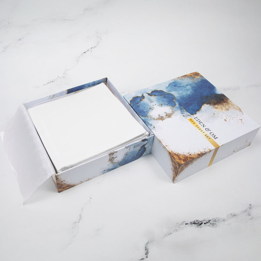Eden Om | Bamboo Sheet Set with Temperature Regulation | Soft & Eco-Friendly for Luxurious Sleep 7