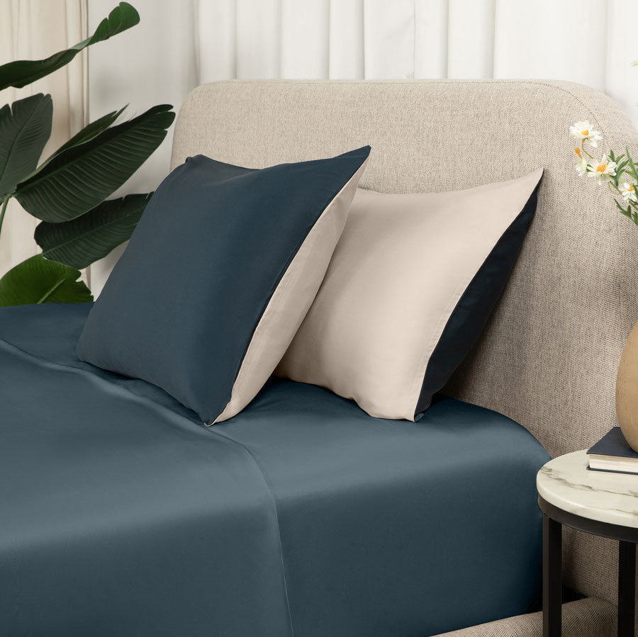 Eden Om | Reversible Bamboo Pillow Cases with Temperature Regulation | Soft & Eco-Friendly for Luxurious Sleep 4