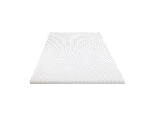 Egg Crate Memory Foam Mattress Topper with 5cm Thickness | Cooling Design for Enhanced Sleep Comfort 0
