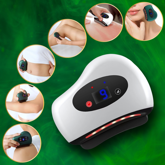 Electric Gua Sha Facial Massager with Heat & Vibration | Ergonomic Design for Skin Firming and Enhanced Circulation 1