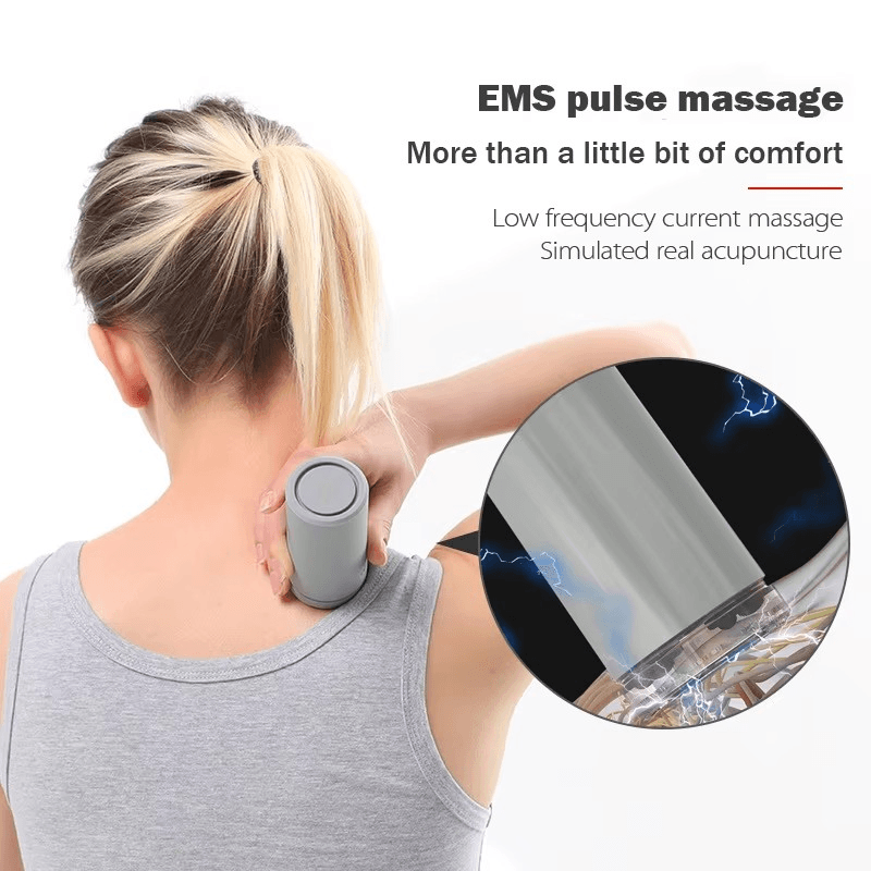 Electric Pulse Massage Cupping Device | Vibrating Massager with Deep Tissue Therapy | Compact Design for Full-Body Relaxation 3