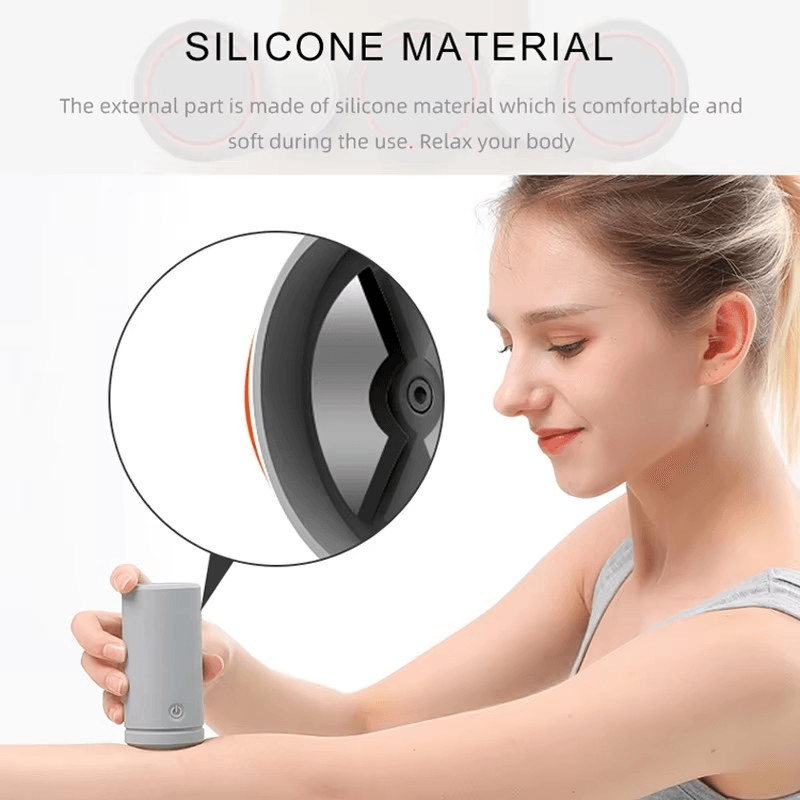 Electric Pulse Massage Cupping Device | Vibrating Massager with Deep Tissue Therapy | Compact Design for Full-Body Relaxation 4