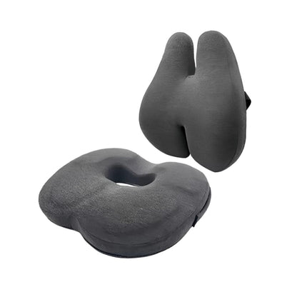 Ergonomic Coccyx Seat Cushion with Memory Foam & Washable Cover for Tailbone Relief 0
