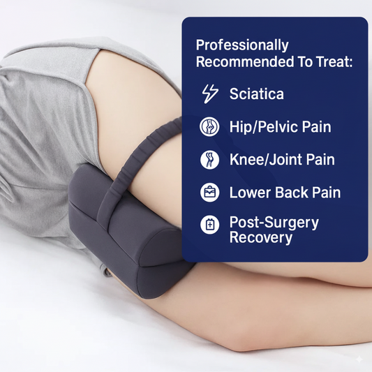 Ergonomic Knee Pillow for Side Sleepers with Memory Foam Design | Pain Relief & Spinal Alignment 1