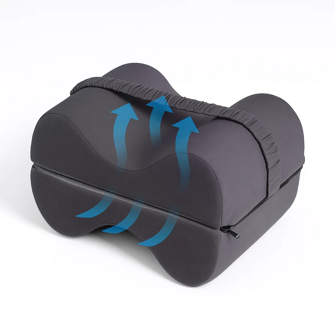 Ergonomic Knee Pillow for Side Sleepers with Memory Foam Design | Pain Relief & Spinal Alignment 11