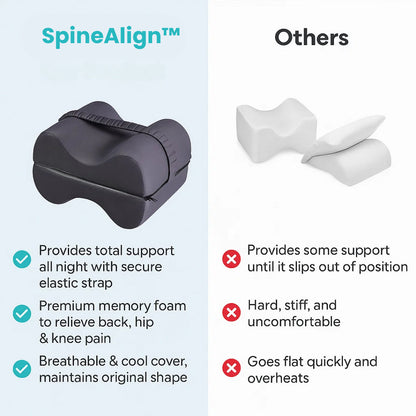 Ergonomic Knee Pillow for Side Sleepers with Memory Foam Design | Pain Relief & Spinal Alignment 4