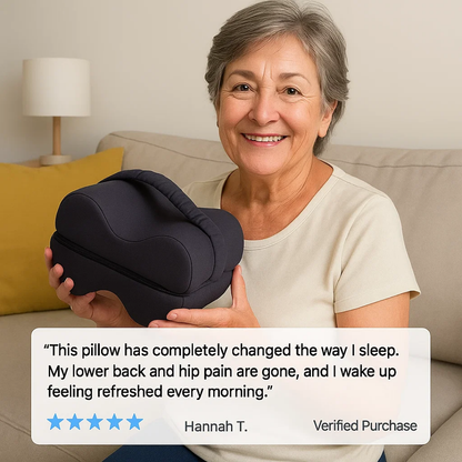 Ergonomic Knee Pillow for Side Sleepers with Memory Foam Design | Pain Relief & Spinal Alignment 5