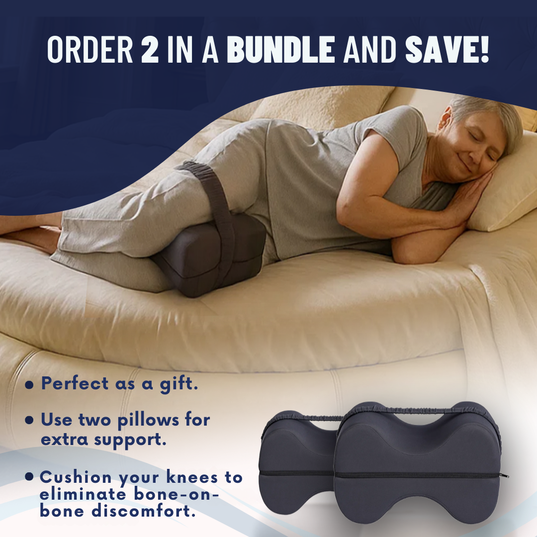 Ergonomic Knee Pillow for Side Sleepers with Memory Foam Design | Pain Relief & Spinal Alignment 7