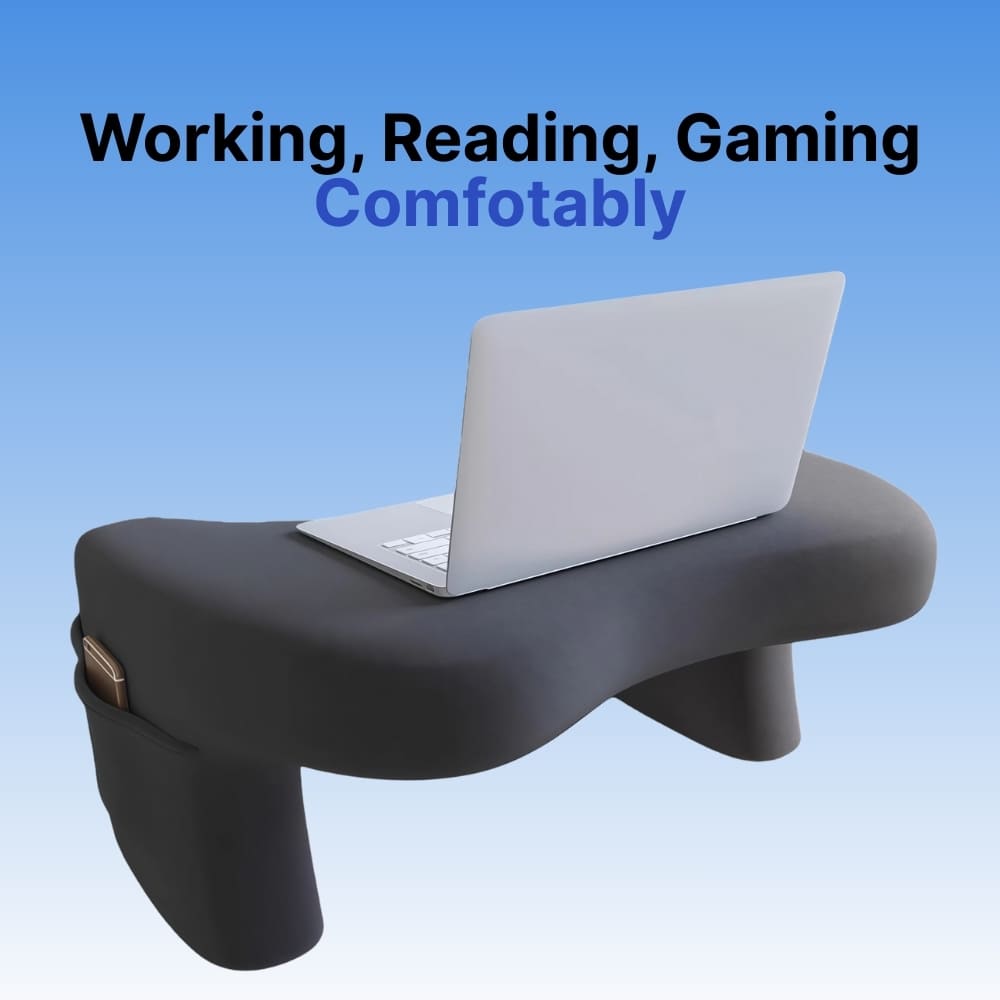Ergonomic Memory Foam Lap Desk | Beveled Design for Comfort | Portable Computer Tray for Bed and Couch 1
