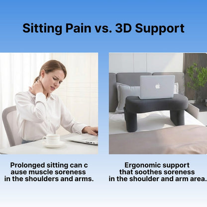 Ergonomic Memory Foam Lap Desk | Beveled Design for Comfort | Portable Computer Tray for Bed and Couch 2