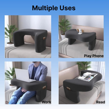 Ergonomic Memory Foam Lap Desk | Beveled Design for Comfort | Portable Computer Tray for Bed and Couch 4